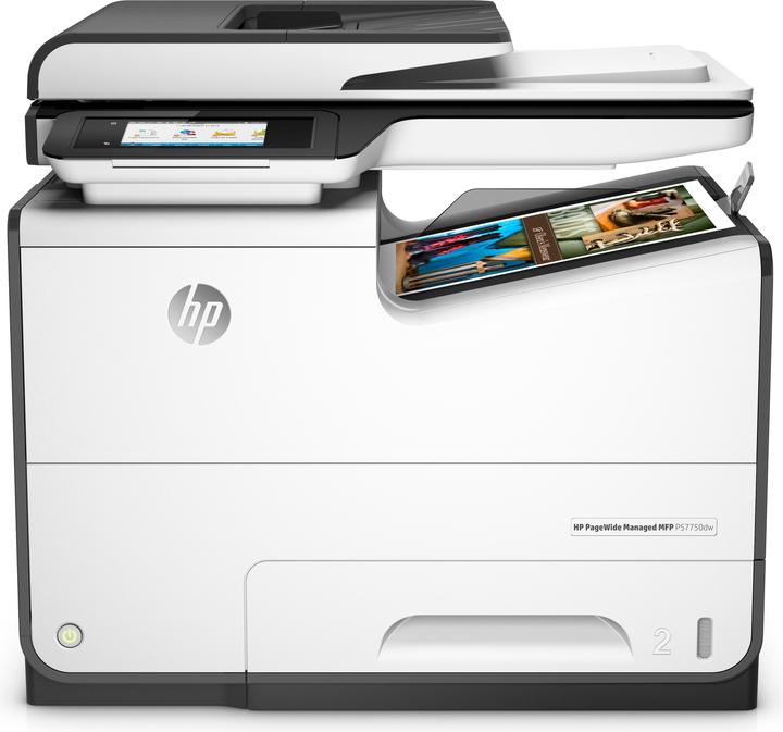 Produktbild HP PageWide Managed P57750DW MFP Print/Scan/Copy/Fax 50ppm, ADF (Thermodirekt, Farbe)
