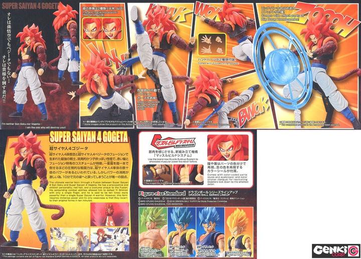 Actual product image Bandai Model Kit Dragon Ball GT Funkoe Rise : SS4 Gogeta