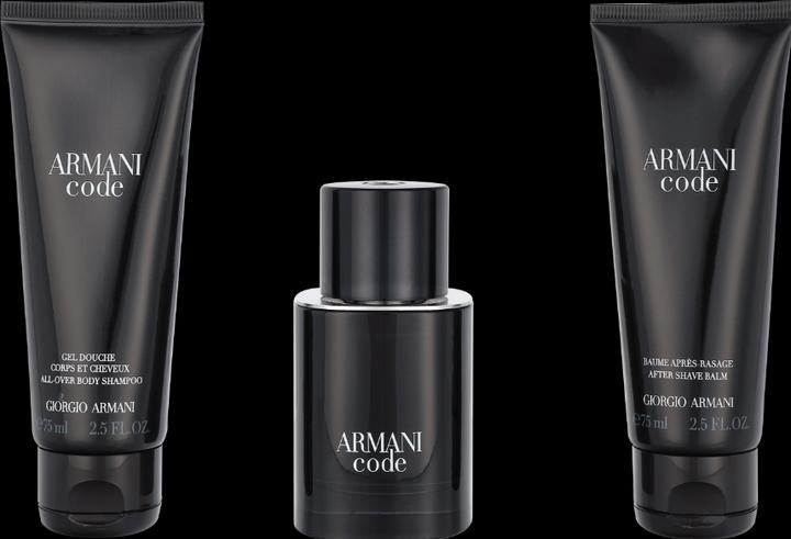 Produktbild Giorgio Armani Code Homme Set Eau de Toilette 50ml + Duschgel 50ml + After Shave Balm 75ml (Parfum set)