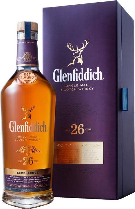 Image du produit Glenfiddich 26 ans d'excellence (Single Malt, Scotch Whisky)