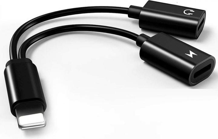 Immagine prodotto PowerGuard Adattatore Lightning Cavo splitter audio per cuffie e ricarica iPhone (Lightning, Lightning)
