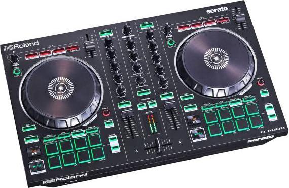 Actual product image Roland DJ-202 2-channel 4-deck USB DJ controller