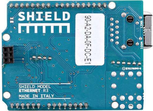 Actual product image Arduino Ethernet Shield 2 (with PoE module)