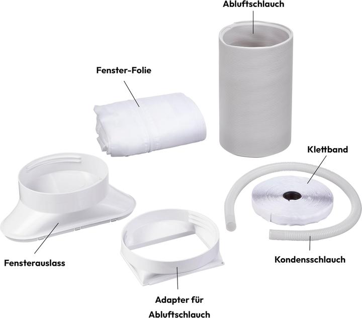 Produktbild Medion LIFE® P701 KLIMAANLAGE (MD 37672) Kühlen, Entfeuchten und Ventilieren, Kühlleistung 7.000 BTU, Kühlm (25 m², 7000 BTU/h)
