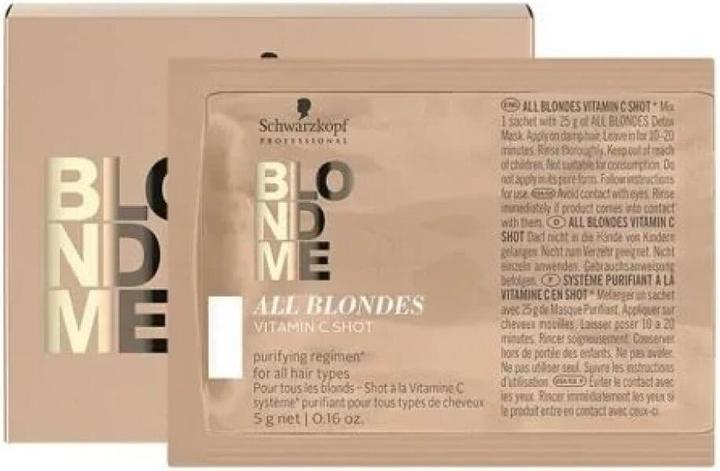 Actual product image Schwarzkopf Blondme - All Blondes Detox Vitamin C Shots (25 ml)