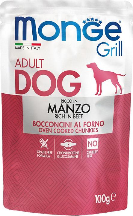 Produktbild Monge Dog Grill Adult Beef (Adult, 1 Stk., 100 g)