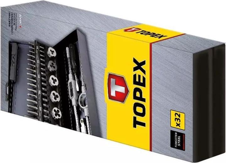 Image du produit Topex Jeu de tarauds et de matrices 32 pcs (14A426)
