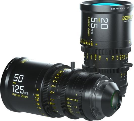 Immagine prodotto Dzofilm Kit di 2 obiettivi Pictor Zoom (50-125/20-55 T2.8) (PL, Canon EF, APS-C / DX)
