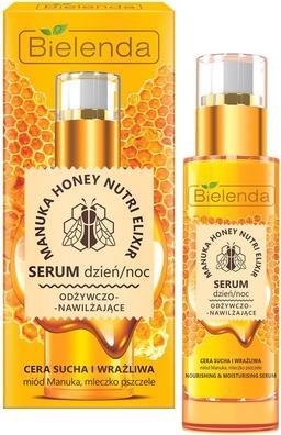 Actual product image Bielenda Manuka Honey Nutri Elixir Face Serum Nourishing and Moisturizing 30g (30 ml)