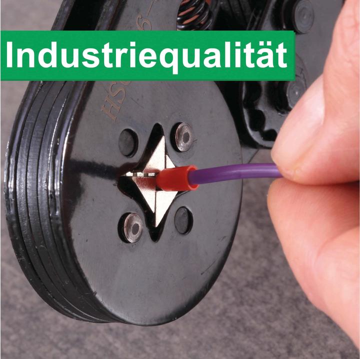 Produktbild Quadrios selbsteinstellende Automatik-Crimpzange mit isolierten/unisolierten Aderendhülsen Set