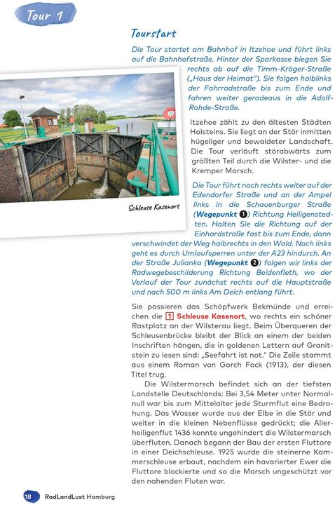 Produktbild Hamburg und Umland RadLandLust, 31 Lieblings-Radtouren, E-Bike-geeignet, mit Wohnmobilstellplätzen (Deutsch, Stefan Kayser, 2023)