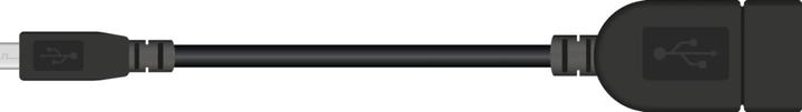 Produktbild Sinox iMedia Micro USB OTG adapter. 0,2m. Sort (0.20 m, USB 2.0)