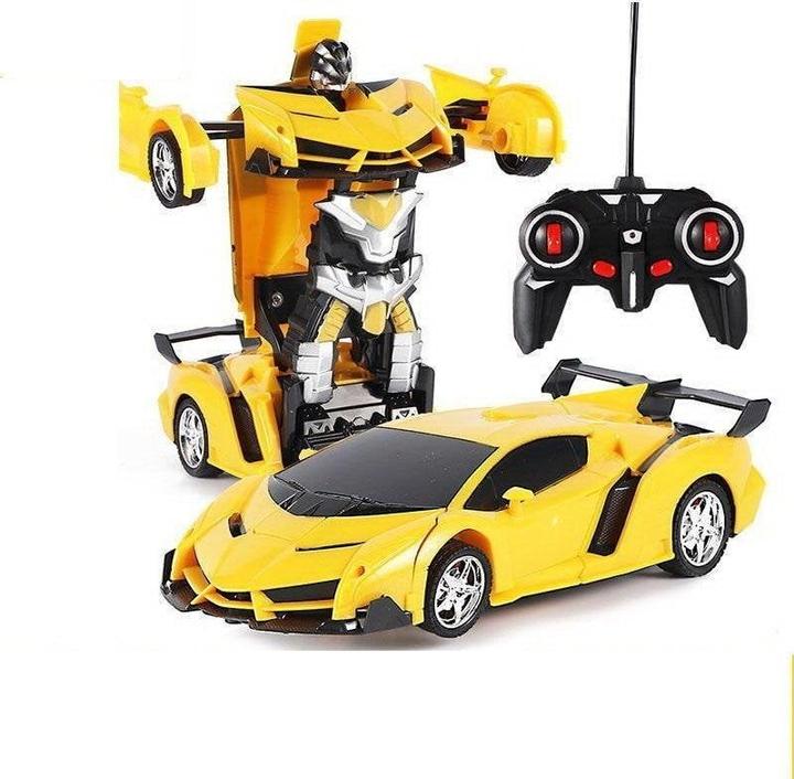 Produktbild Lean Toys Auto Robot Transformers 2in1 Fernbedienung R/C gelb