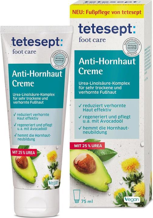 Immagine prodotto Tetesept Crema per piedi Anti Callus 75 ml (Crema piedi e gel piedi, 75 ml)