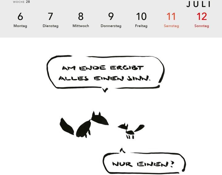 Produktbild meta bene Postkartenkalender 2026 (Harter Einband, Deutsch)