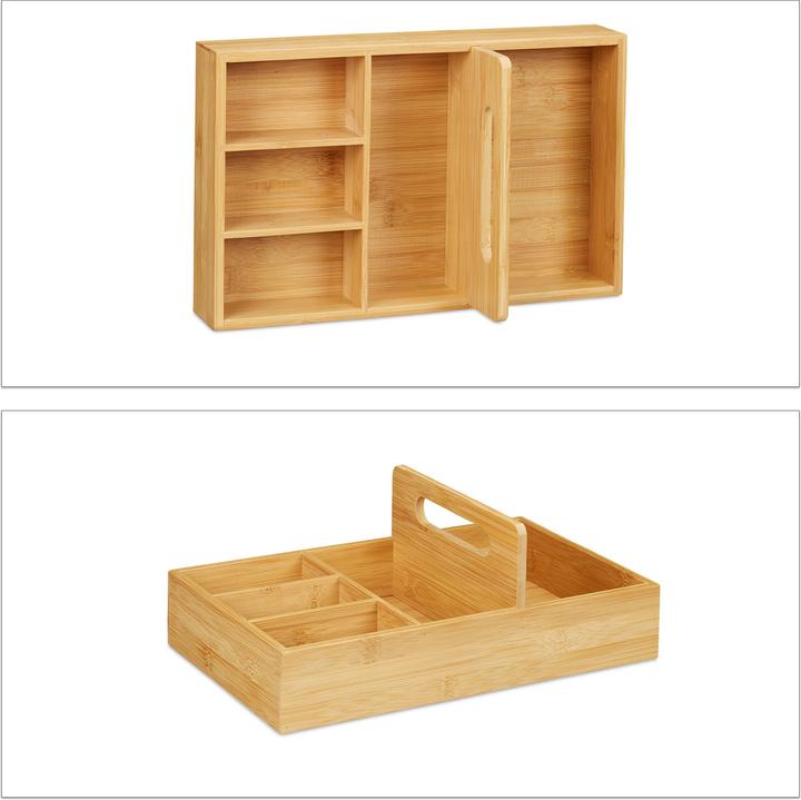 Image du produit Relaxdays Organiseur bureau 5 compartiments
