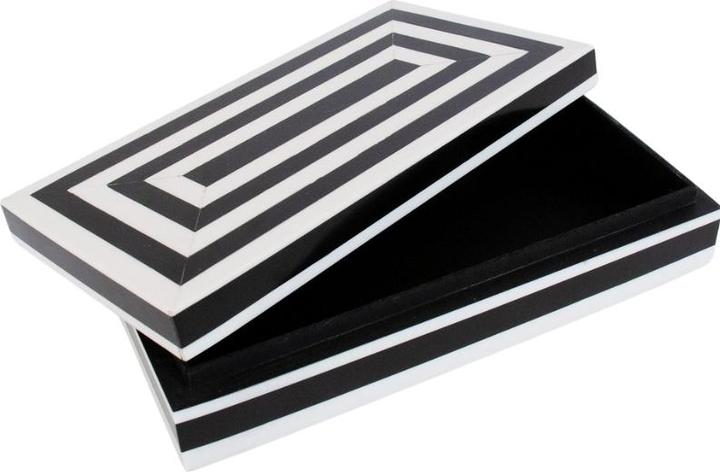 Helio Ferretti Schmuckkästchen schwarz/weiss