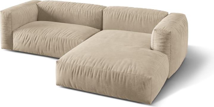 Actual product image Micadoni Modular Right Corner Sofa, "Martina", 2 Seats, 283x176x75 Made in Europe (Corner sofa)