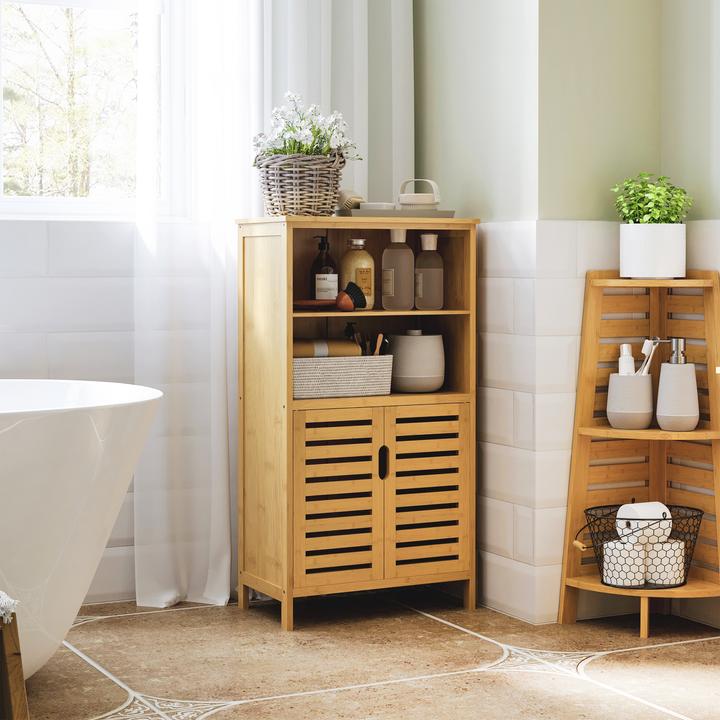 Immagine prodotto Kleankin Mobile da bagno con ante a persiana