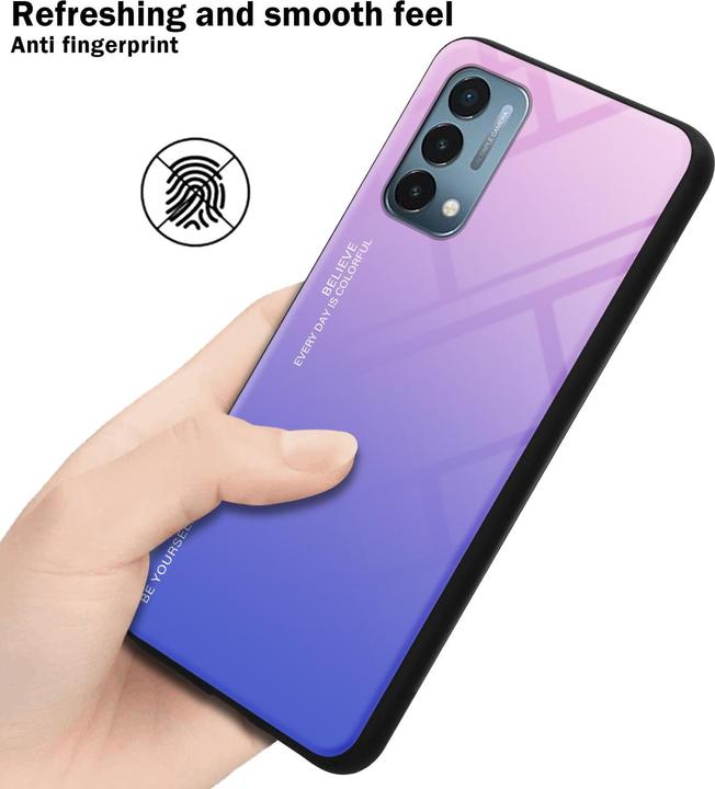 Produktbild Cadorabo TPU 2 Farben Glas Hülle (OnePlus Nord N200 5G)