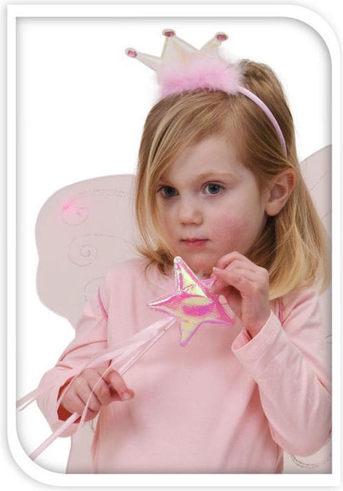 Actual product image Free and Easy Princess tiara and magic wand