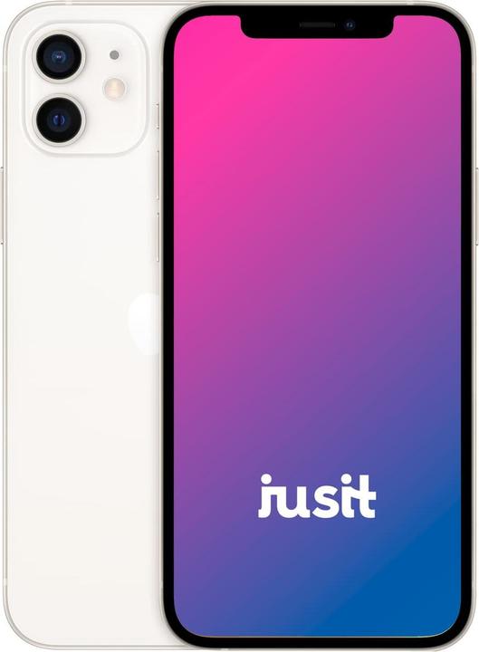 jusit iPhone 12 (128 GB, Bianco, 6.10", 12 Mpx, B / Molto bene)