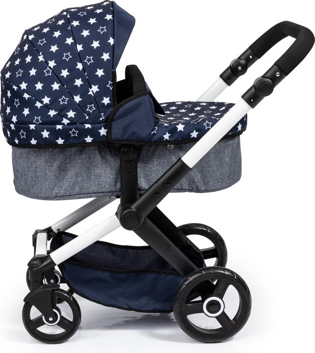 Actual product image Bayer Design 17015AA Combi Poppenwagen Xeo, tas, blauw, sterren