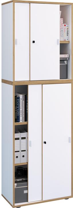 Produktbild VCM Büroschrank Schiebetüren Salia 5fach B60
