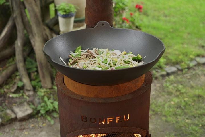 Actual product image Bonfeu BonGiano LP garden fireplace grate