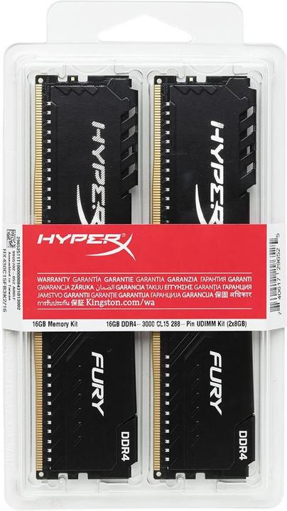 Produktbild HyperX Fury (2 x 8GB, 3200 MHz, DDR4-RAM, DIMM)