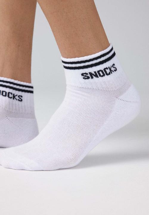 Actual product image Snocks Retro sneaker socks (pack of 4, 39 - 42)