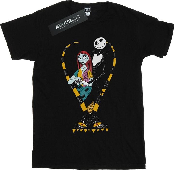 Disney Nightmare Before Christmas Jack And Sally Love TShirt (M)