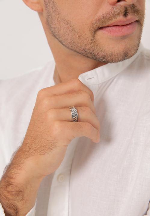 Immagine prodotto Kuzzoi Anello a fascia (56, 925 Argento)