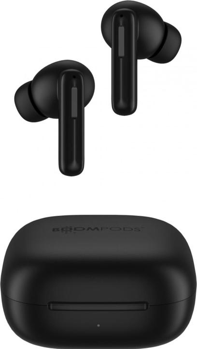 Produktbild Boompods Bassline Hush Black (ANC, 30 h, Kabelgebunden)