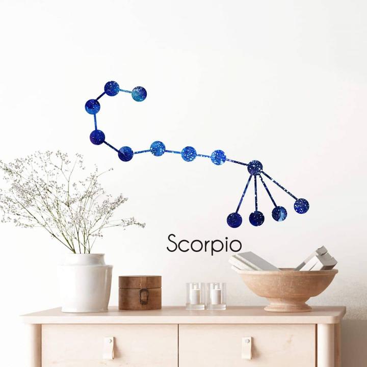 Produktbild Trenddeko Sternbild Scorpio - Skorpion (110 x 101 cm)