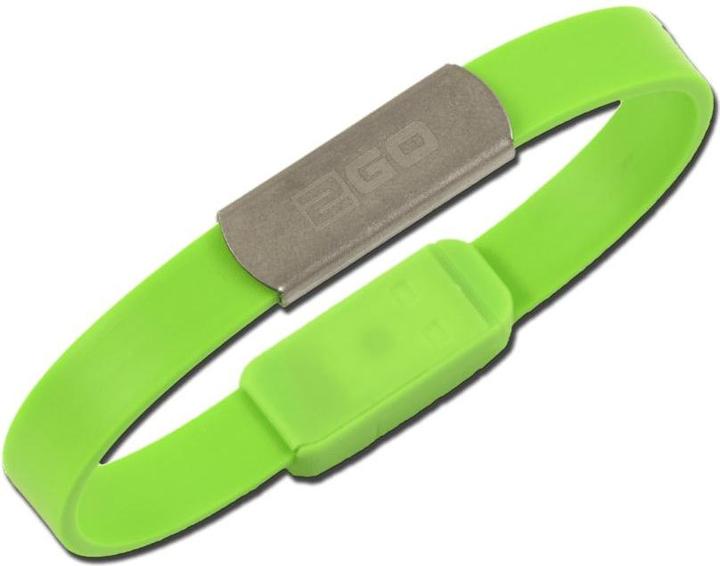 Produktbild 2GO Micro USB-Armband 20cm aus Silikon gruen (0.20 m)