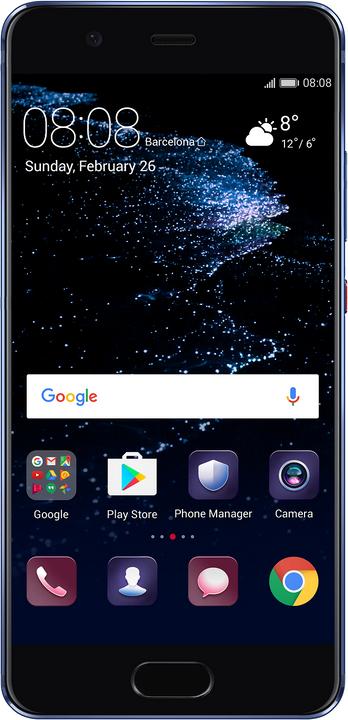 Produktbild Huawei P10 (64 GB, Hyper Diamond-Cut Dazzling Blue, 5.10", Single SIM, 20 Mpx, 4G)