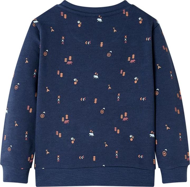 Immagine prodotto VidaXL Felpa da bambino blu navy melange 92,Materiale: 92 (92)