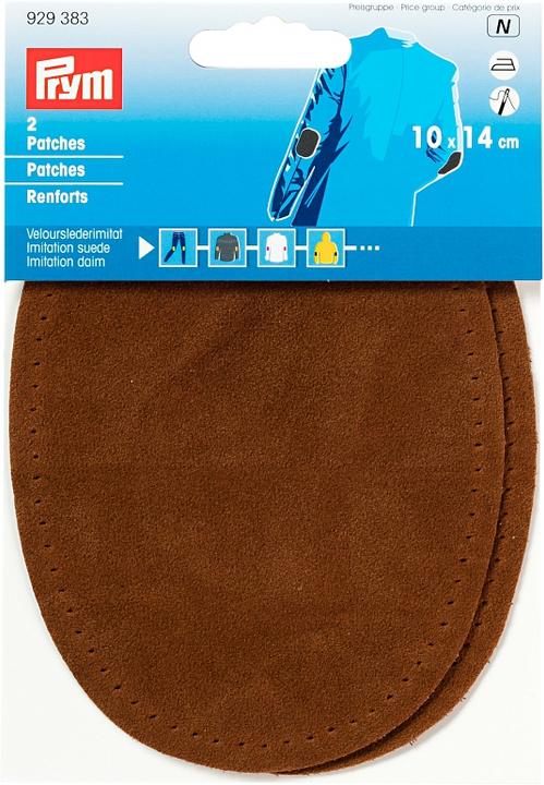 Prym Patchs imitation cuir velours à coudre/repasser, 10x14cm, 2 pcs. (2 x)