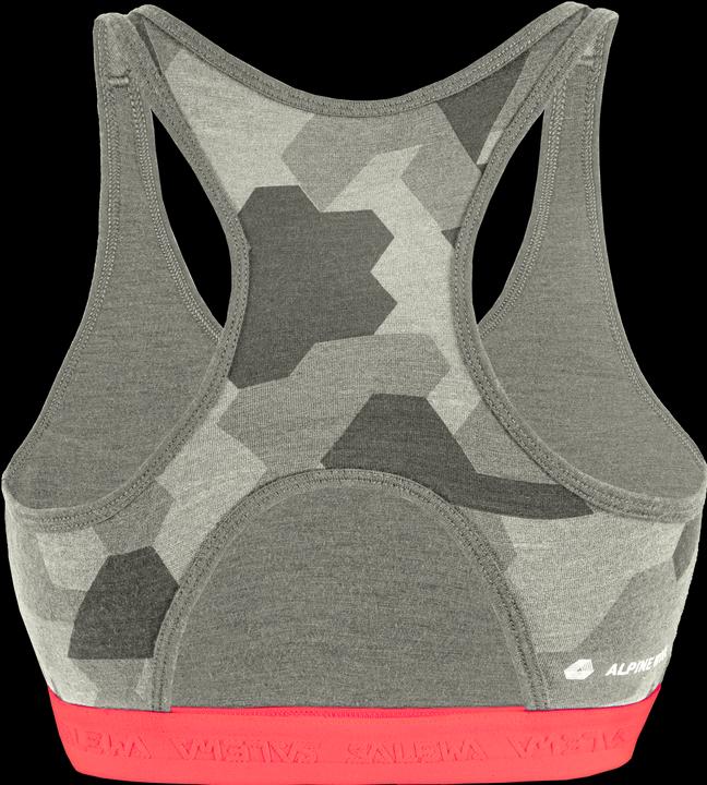 Actual product image Salewa Cristallo Warm Alpine Merino Responsive Sports Bra Da