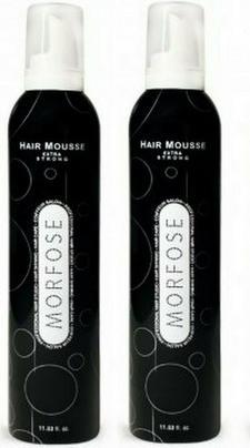 Actual product image Morfose Extra Strong Mousse Black 350ml (350 ml, Foaming agent)