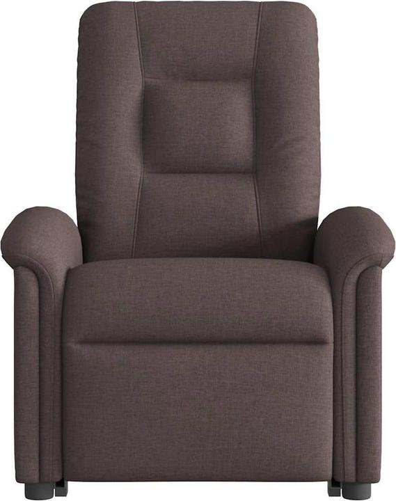 Produktbild VidaXL Elektrischer Massagesessel mit Aufstehhilfe Dunkelbraun Stoff