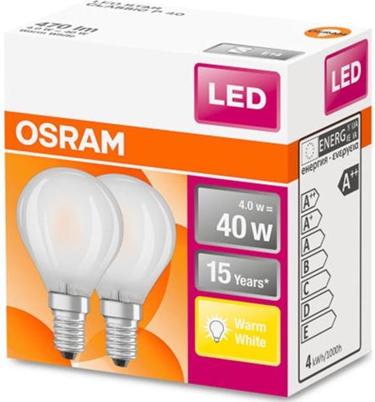 Immagine prodotto Osram Star Classic P40 (E14, 4 W, 470 lm, 6 x, E)