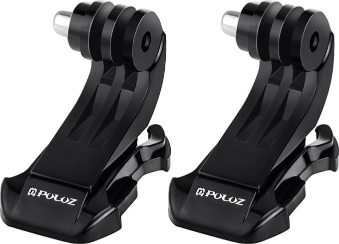 Produktbild Puluz 2er Set J Hacken Halterung mit Schnellverschluss (GoPro Hero 8, GoPro Hero 9, GoPro Hero 11, GoPro Hero 7, GoPro Hero 12, GoPro Hero 10, GoPro Hero 4, GoPro Hero 5)