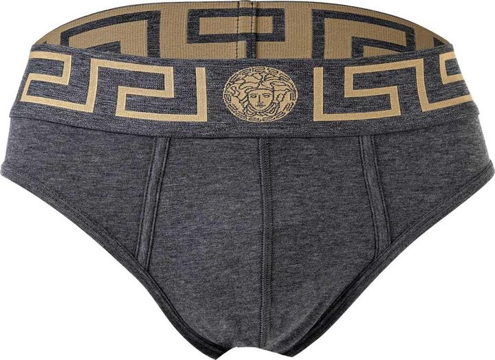 Produktbild Versace Bi-Pack Slip Jersey Topeka Bi-Stretch Cotton Organic New Logo (L, 2er Pack)