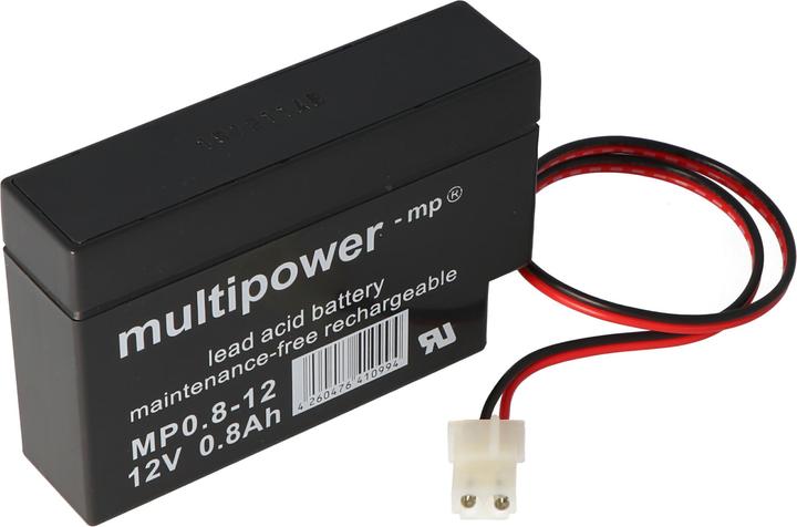 Immagine prodotto Fiamm FG20086 Blei Akku mit Kabel und AMP Stecker 800mAh, nicht mehr lieferbar, geliefert wird der M (12 V, 0.80 Ah)