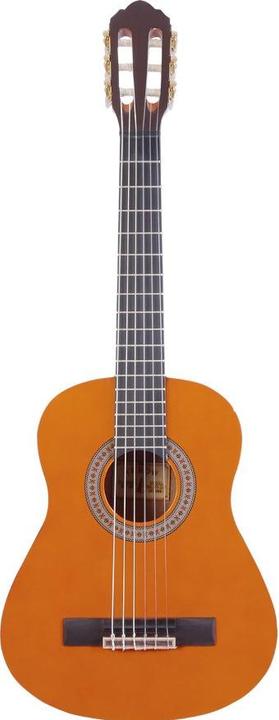 Actual product image Arrow Calma 1/2 gloss - Acoustic guitar (Classical guitar, Top: Sitka spruce, Behind: Sapeli wood, Sides: Sapeli wood, Fingerboard: Richlite)