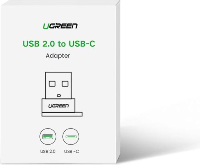 Productafbeelding Ugreen USB-C naar USB-A 2.0 bluetooth adapter (zwart) (USB 2.0, USB 3.1)