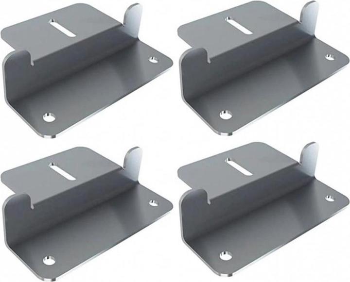 Autosolar Montage Z-Winkel 4 Stück mit Schrauben (Solaranlage Montagematerial)