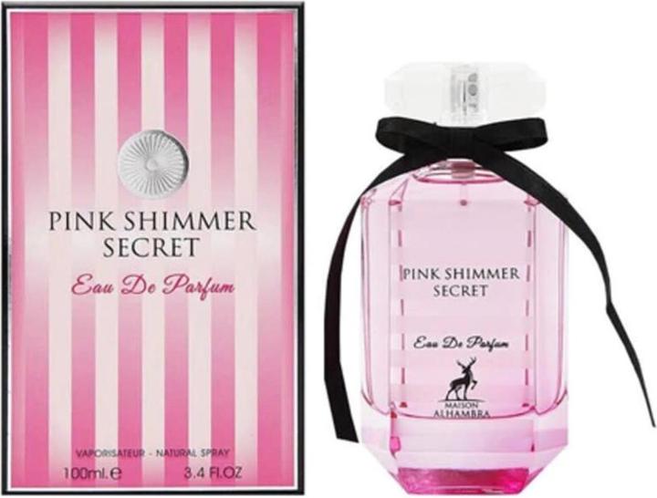 Actual product image Maison Alhambra Pink Shimmer Secret by Eau De Parfum Spray 100 ml (Eau de parfum, 100 ml)